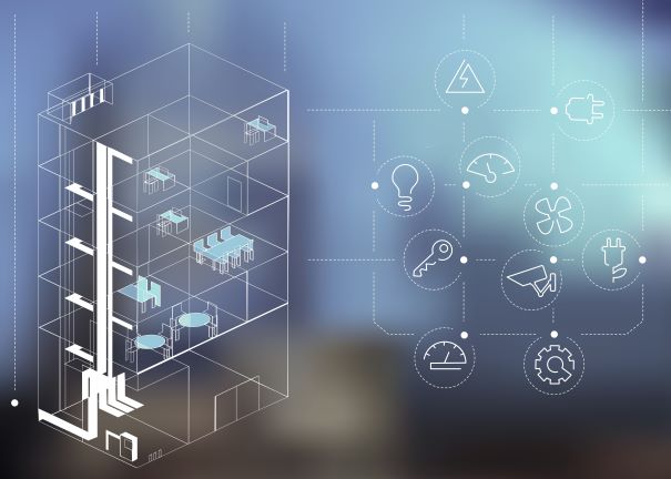 Professionnel ERP tertiaire industrie système GTB installée ledinnov fournie par loxone 